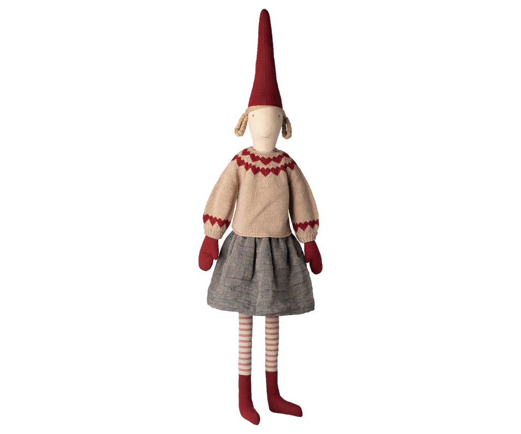 Maileg Pixy, Size 6 - Girl - Skirt and knitted sweater | Playroom Avenue