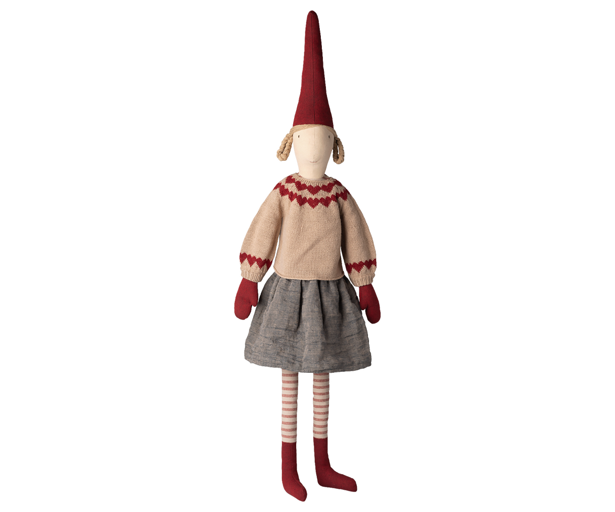 Maileg Pixy, Size 6 - Girl - Skirt and knitted sweater | Playroom Avenue