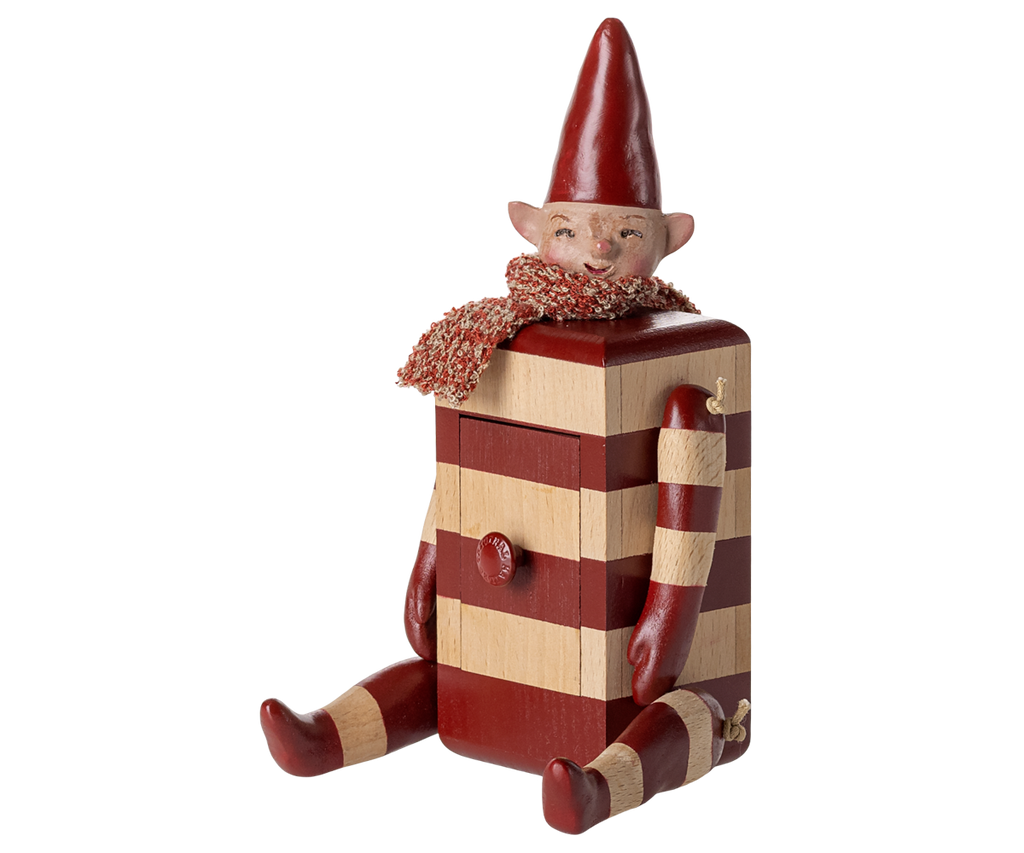 Maileg Elf with drawer - Red | Playroom Avenue