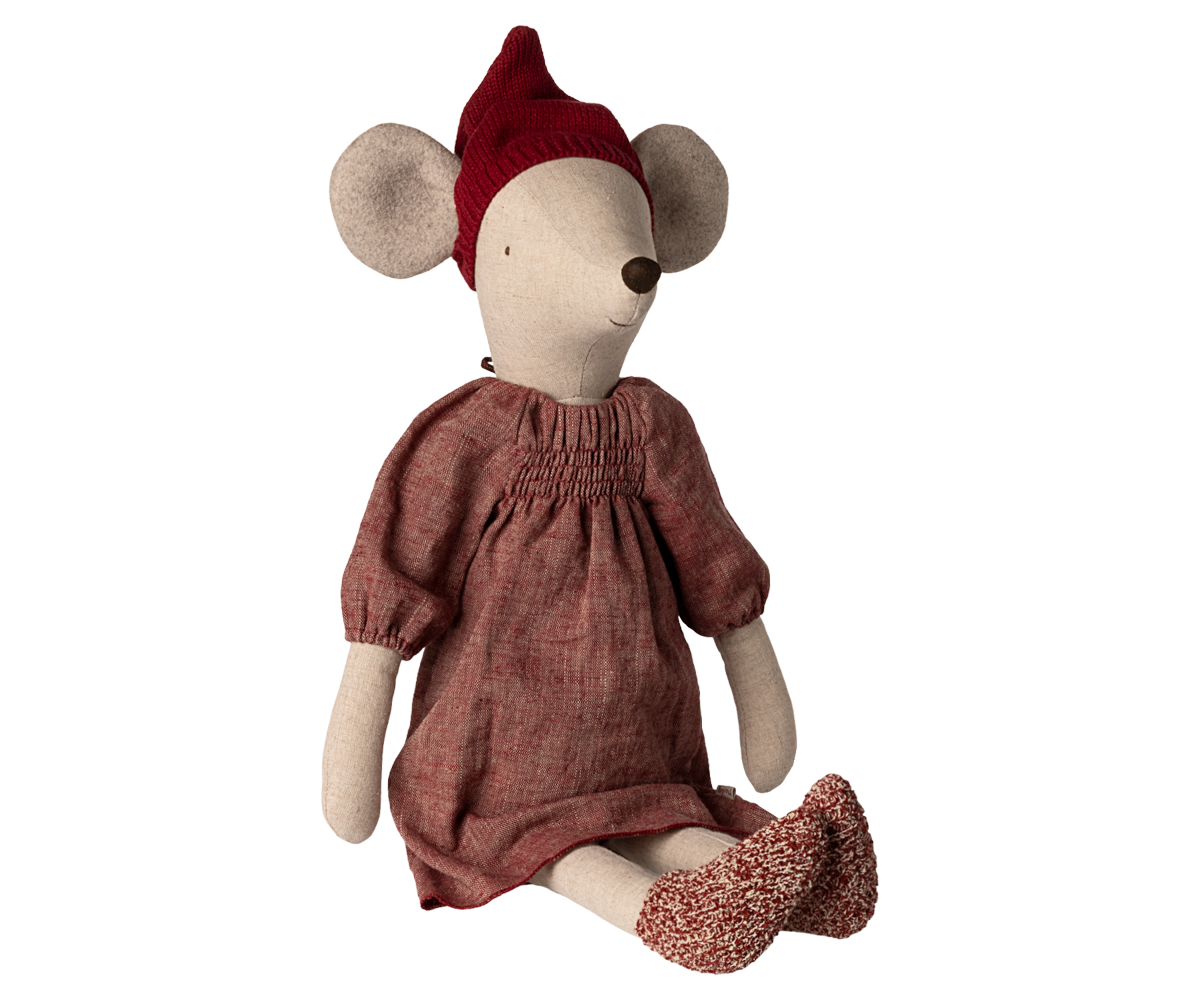 Maileg Christmas mouse, Maxi - Girl | Playroom Avenue