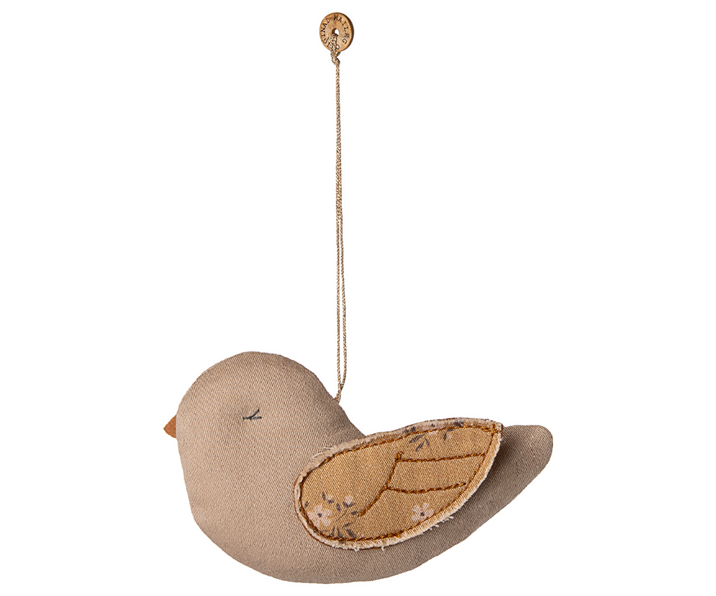 Maileg Fabric ornament, Bird - Mable - Latte | Playroom Avenue
