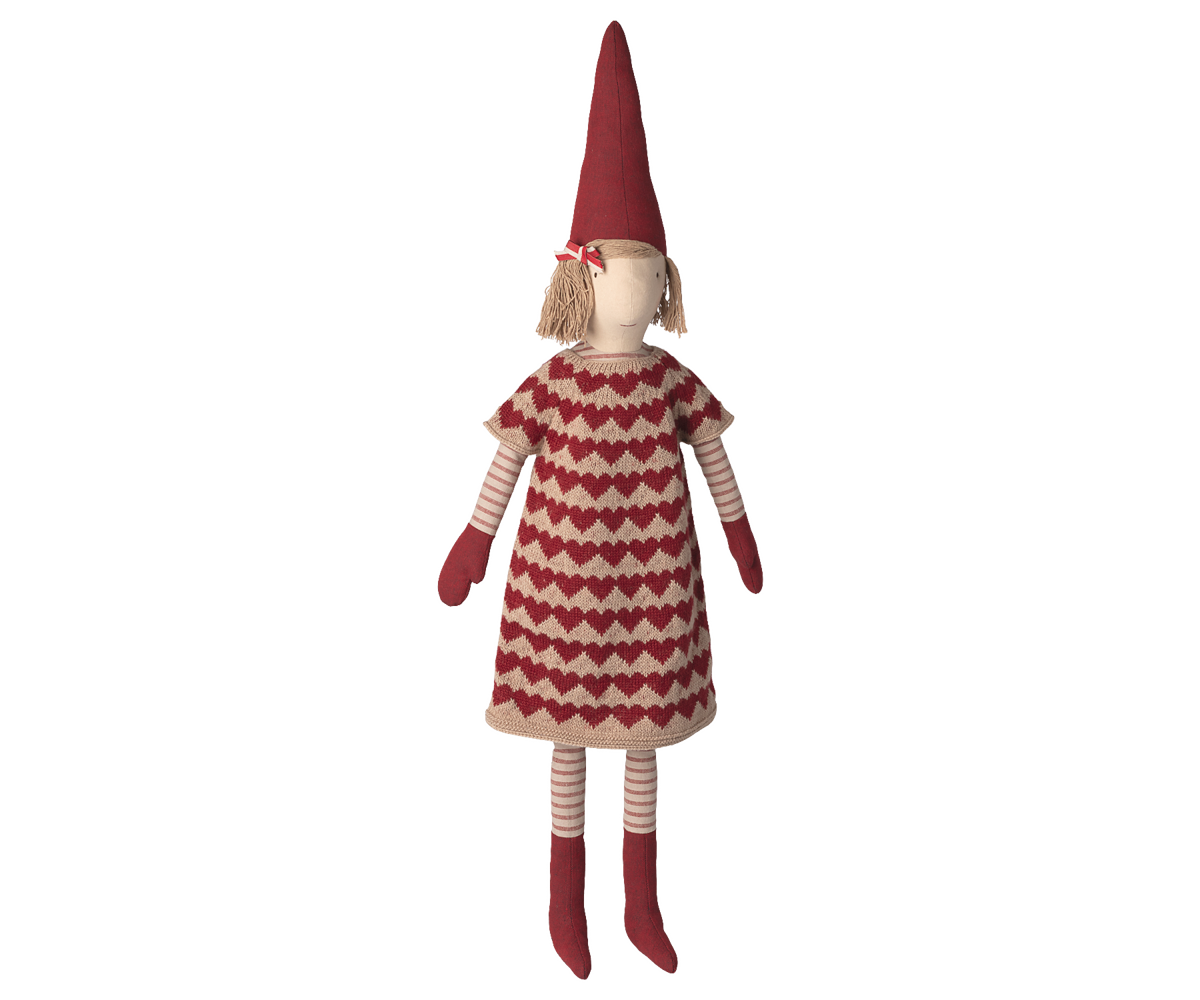 Maileg Pixy, Size 5 - Girl - Knitted dress | Playroom Avenue