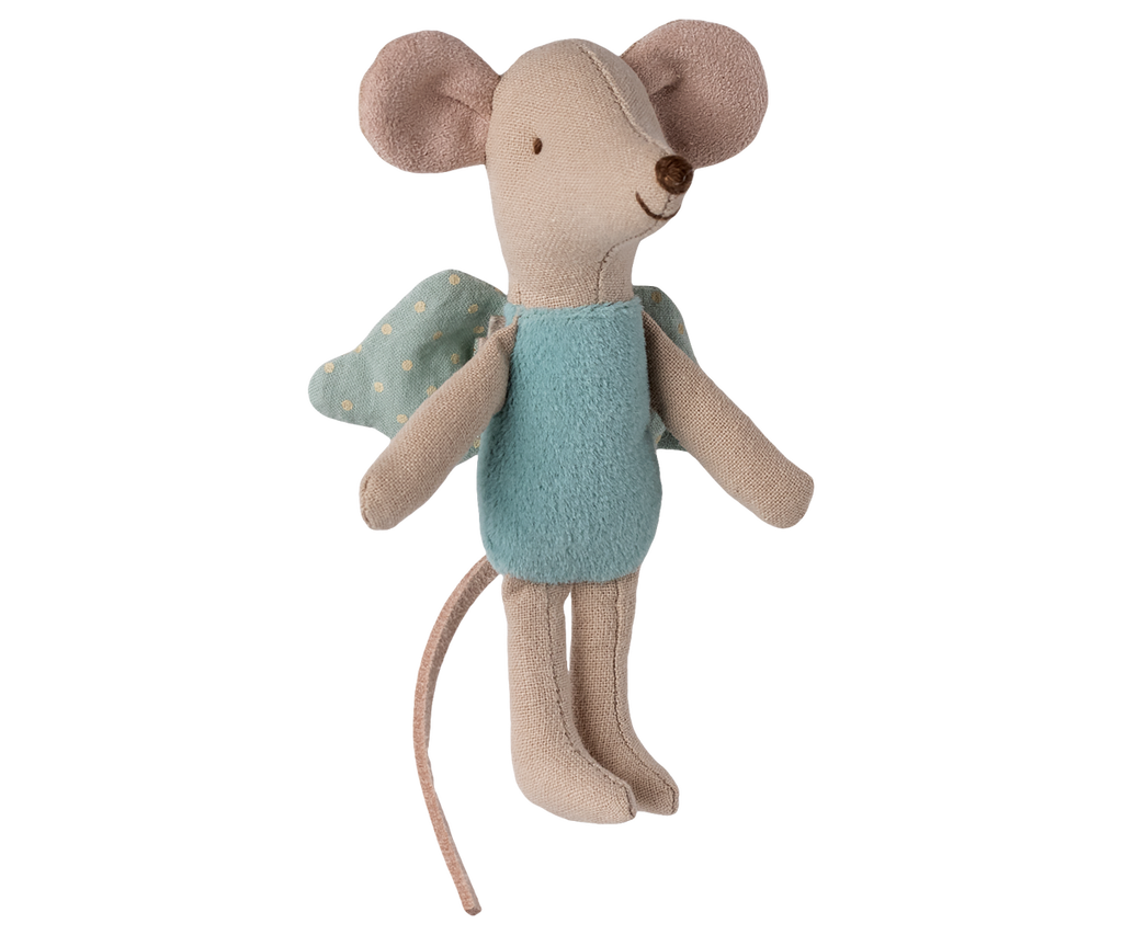 Maileg Fairy mouse, Little - Mint | Playroom Avenue