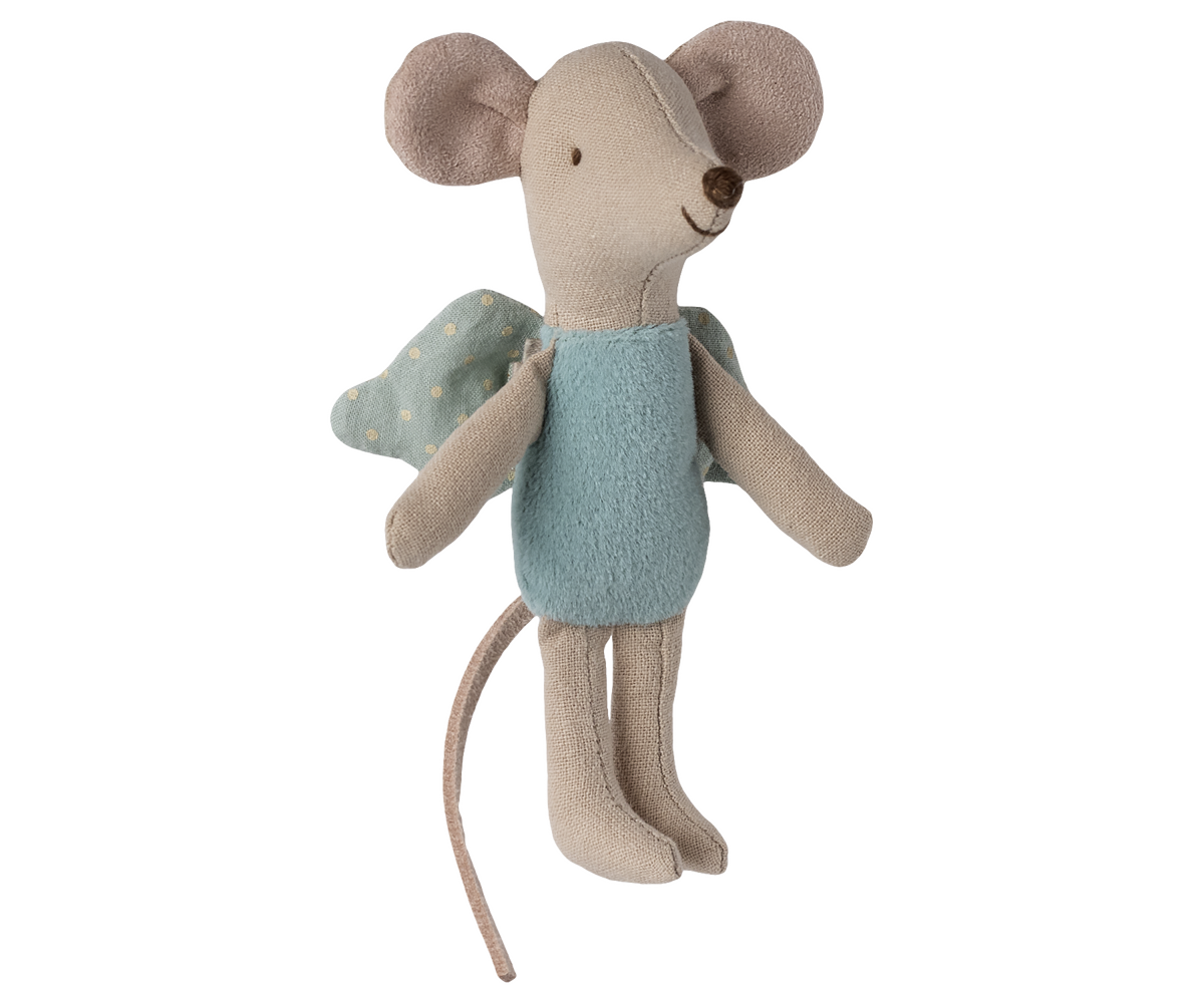 Maileg Fairy mouse, Little - Mint | Playroom Avenue