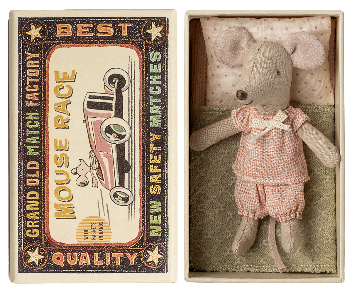 Maileg Little sister mouse in matchbox | Playroom Avenue
