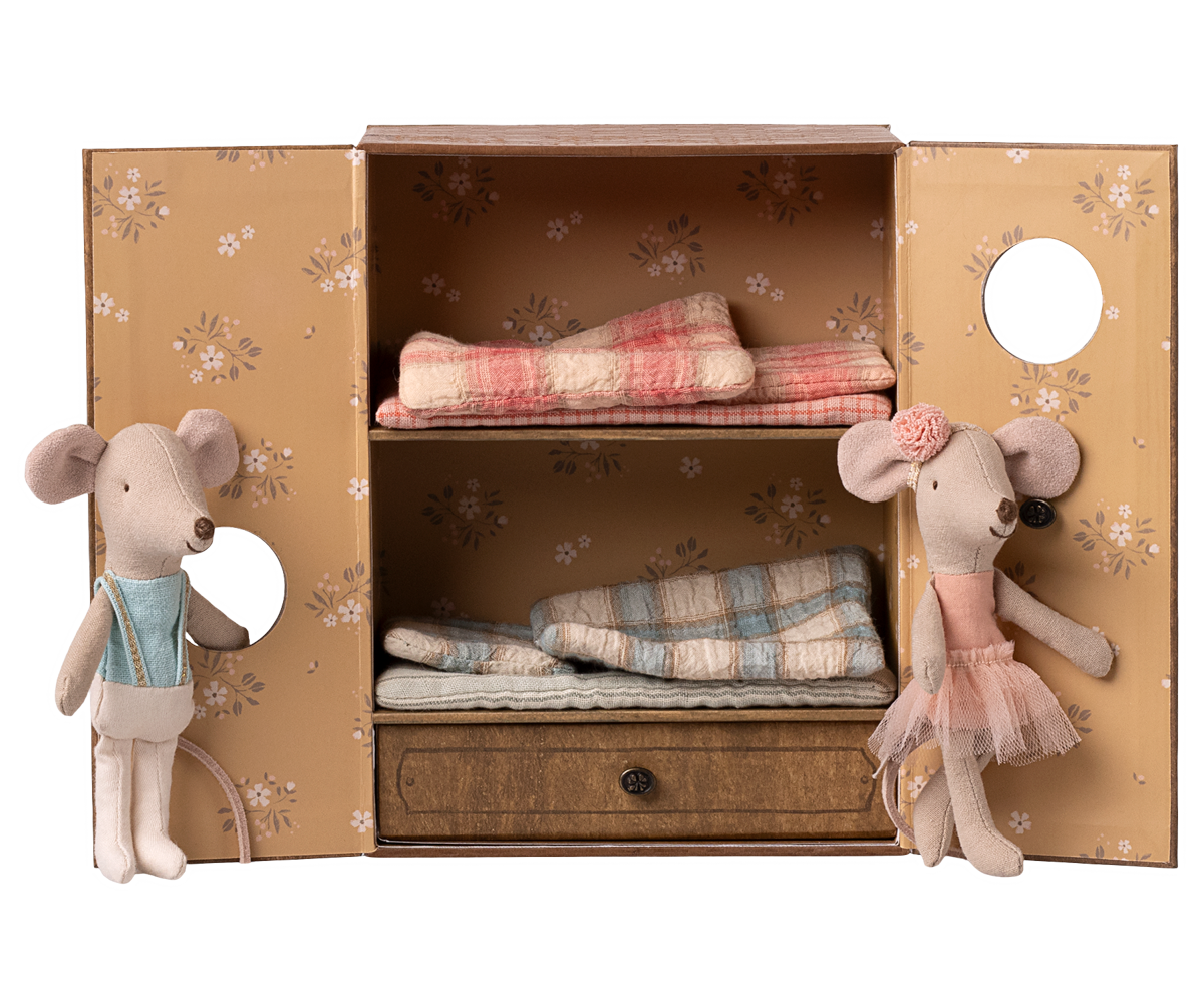 Maileg Ballet mice in dance studio, Little sister and brother | Playroom Avenue