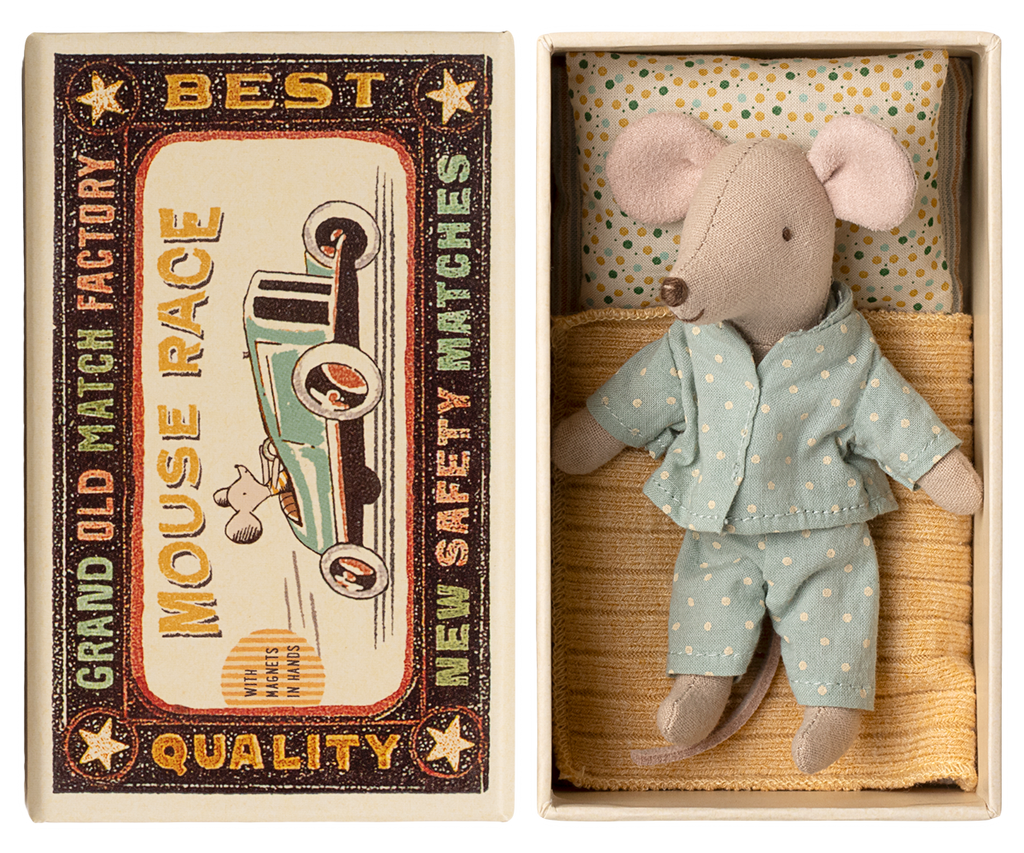 Maileg Little brother mouse in matchbox | Playroom Avenue