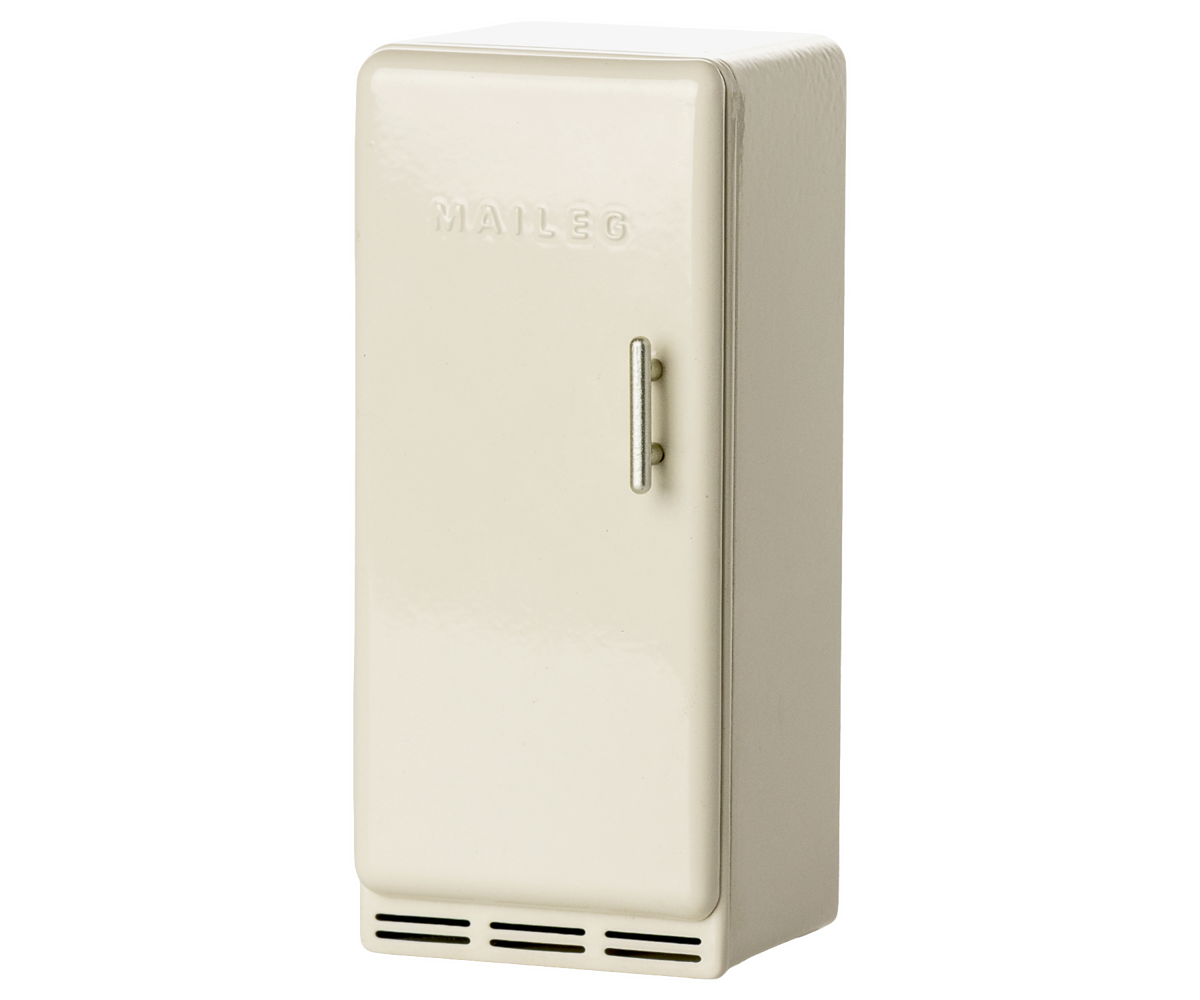 Maileg Metal Fridge, Mouse - Off white | Playroom Avenue