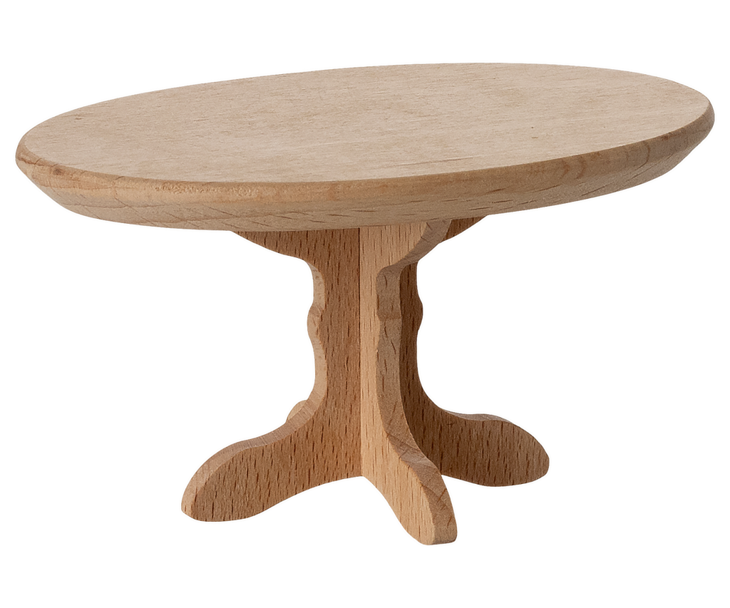 Maileg Oval coffee table, Mouse - Nature | Playroom Avenue