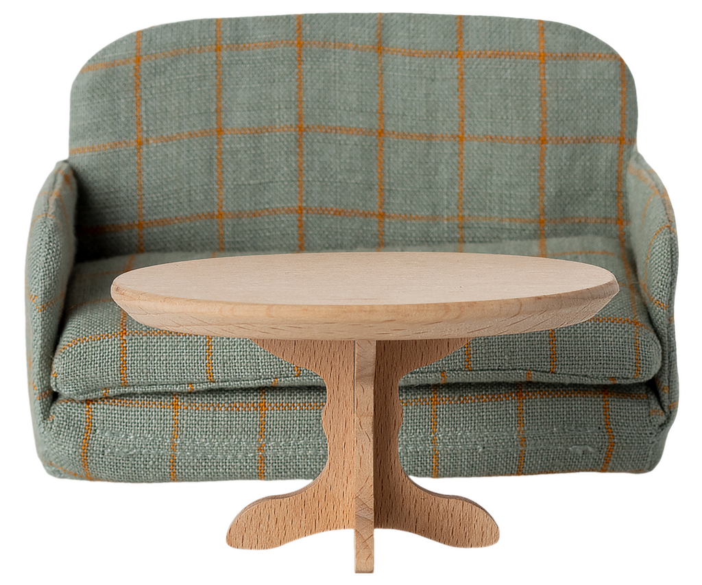 Maileg Oval coffee table, Mouse - Nature | Playroom Avenue