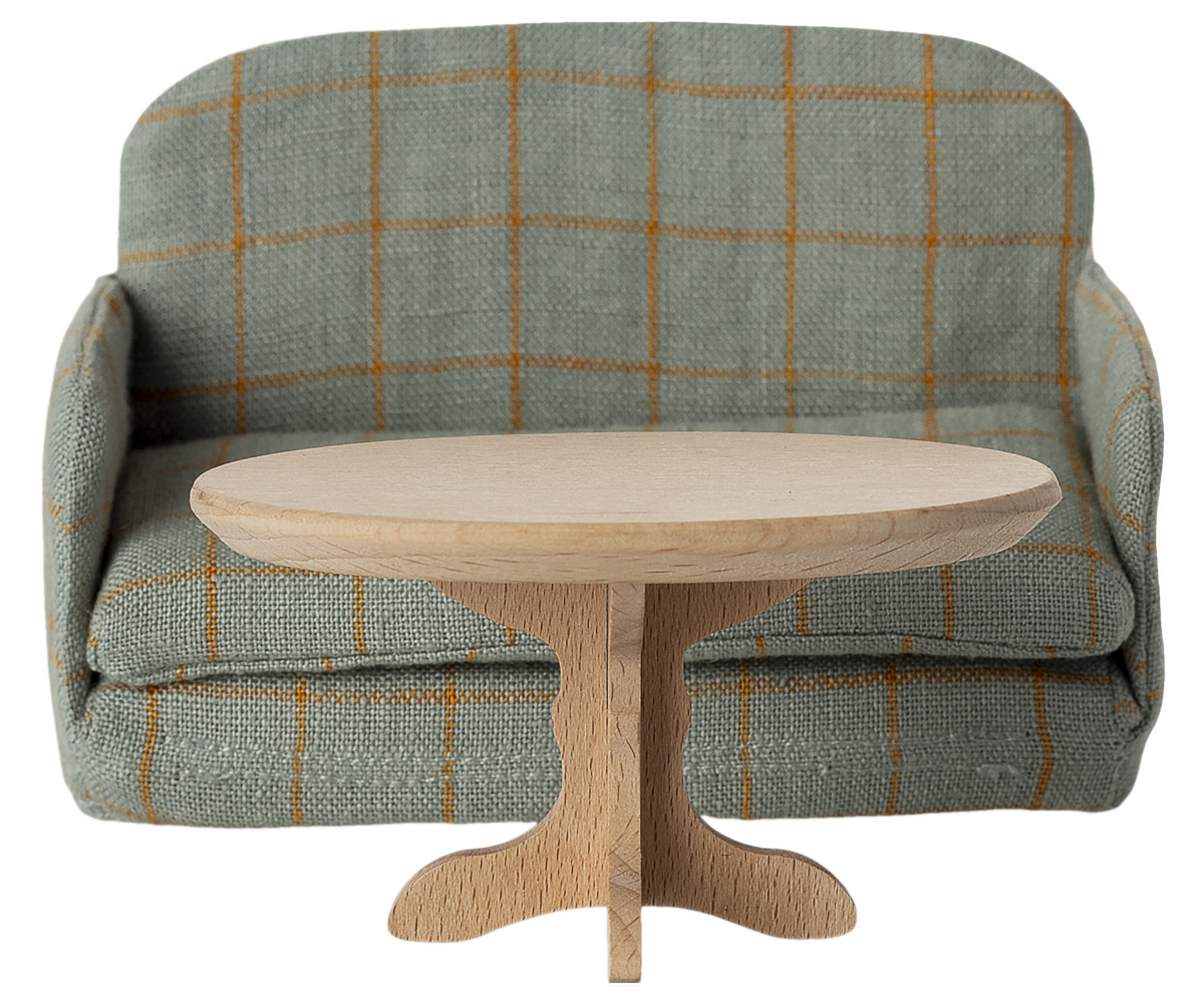 Maileg Oval coffee table, Mouse - Nature | Playroom Avenue