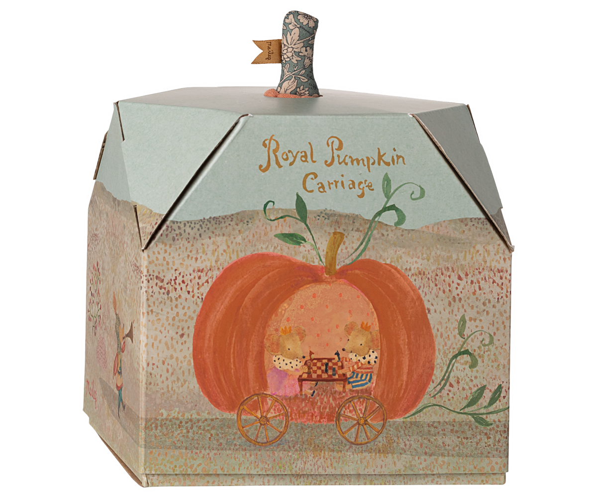 Maileg Pumpkin carriage, Mouse | Playroom Avenue