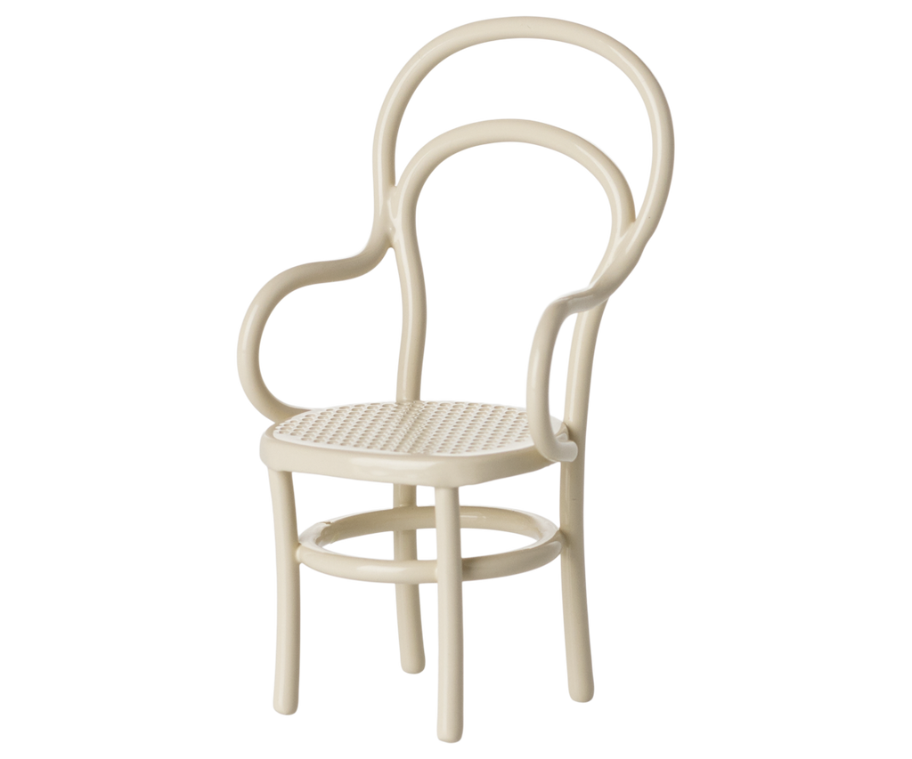 Maileg Vintage chair, Mouse - Off white | Playroom Avenue