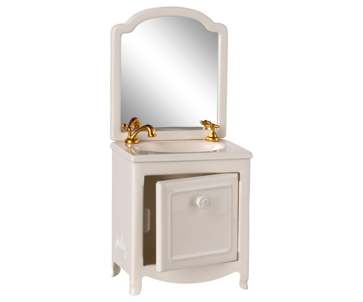Maileg Sink dresser, Mouse - Off white | Playroom Avenue