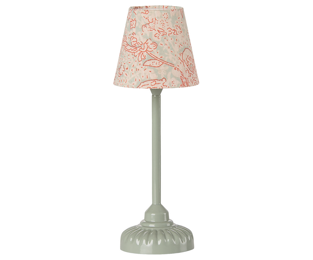 Maileg Vintage floor lamp, Mouse - Mint | Playroom Avenue