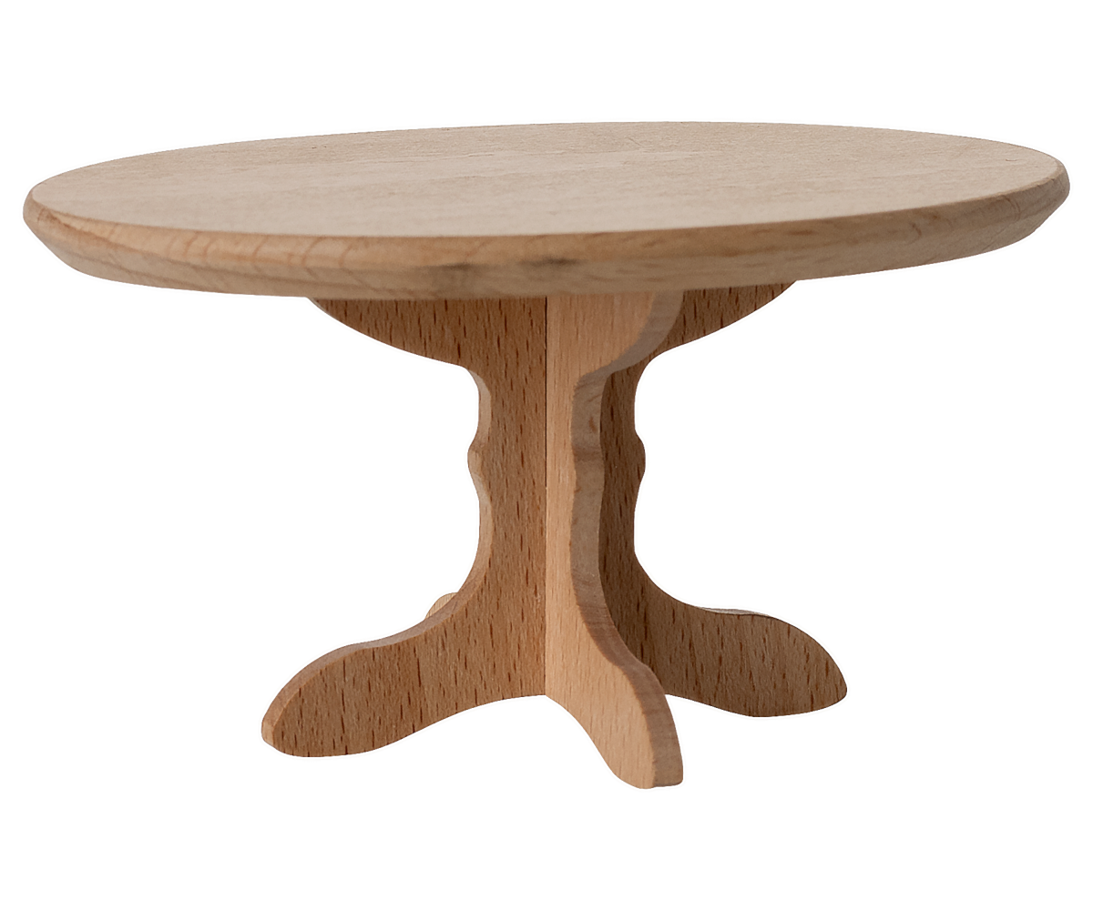 Maileg Oval dining table, Mouse - Nature | Playroom Avenue