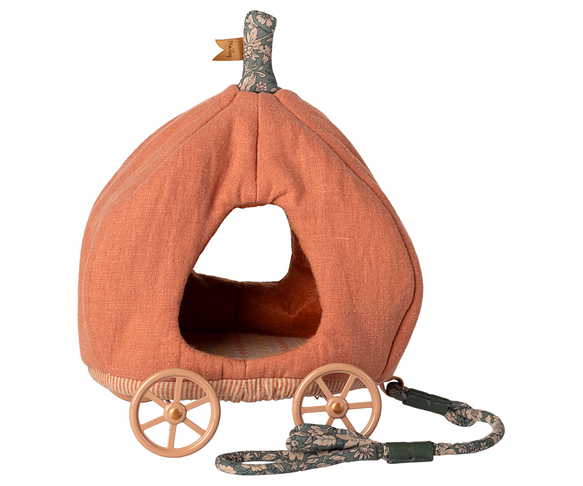 Maileg Pumpkin carriage, Mouse | Playroom Avenue
