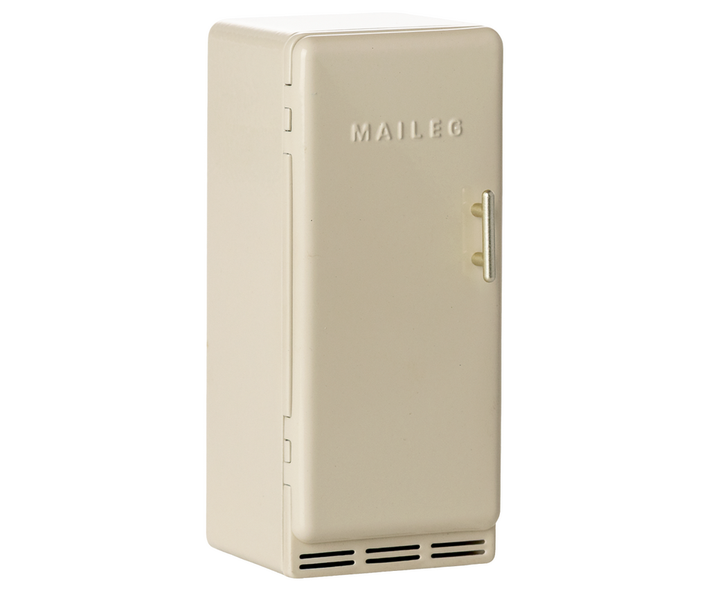 Maileg Metal Fridge, Mouse - Off white | Playroom Avenue