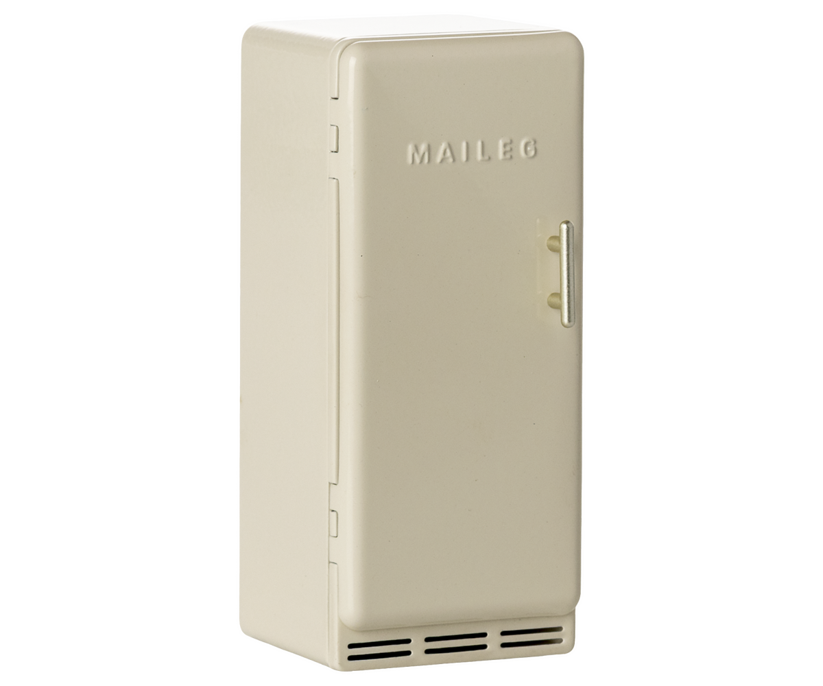 Maileg Metal Fridge, Mouse - Off white | Playroom Avenue