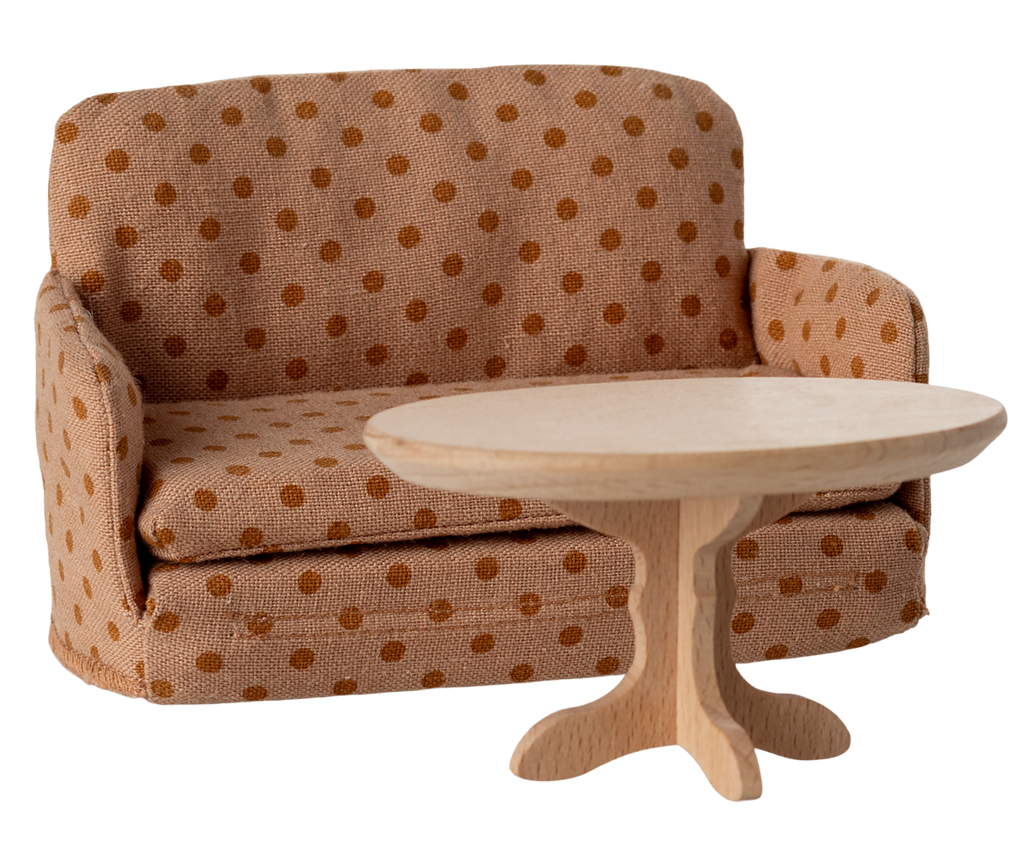 Maileg Sofa bed, Mouse - Dots | Playroom Avenue