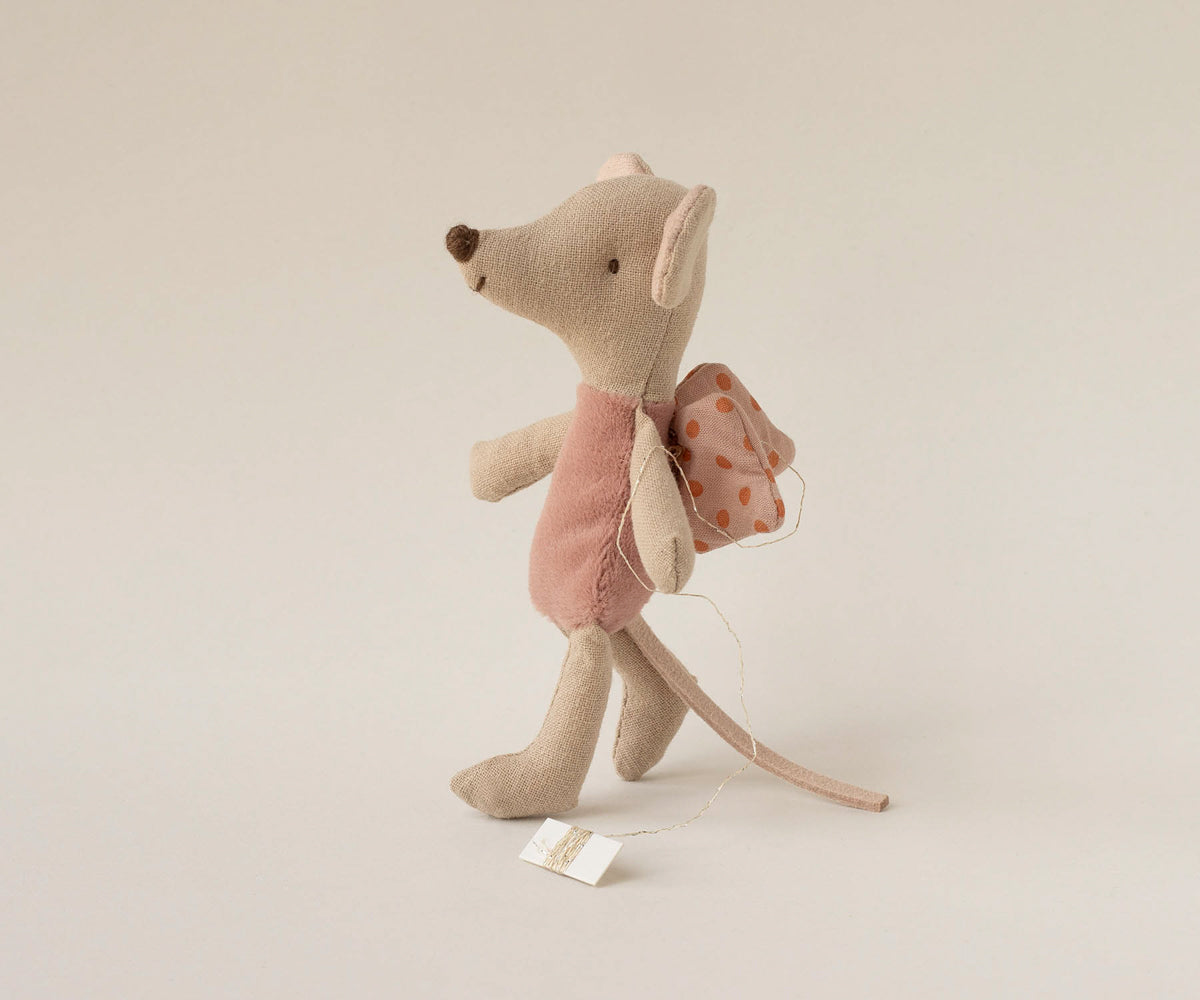Maileg Fairy mouse, Little - Rose | Playroom Avenue