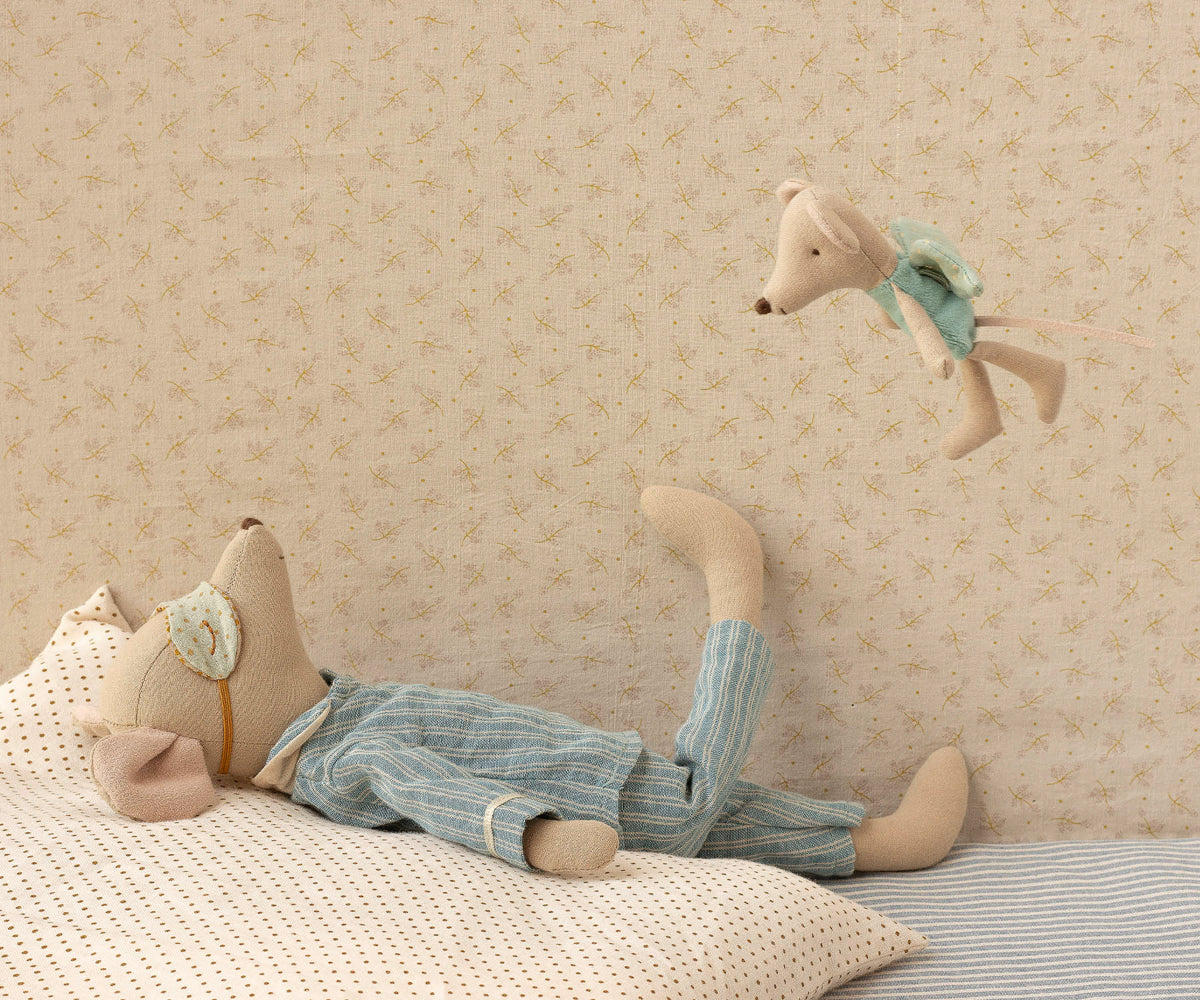 Maileg Fairy mouse, Little - Mint | Playroom Avenue