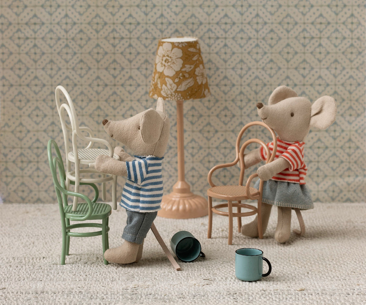 Maileg Vintage chair, Mouse - Dark powder | Playroom Avenue