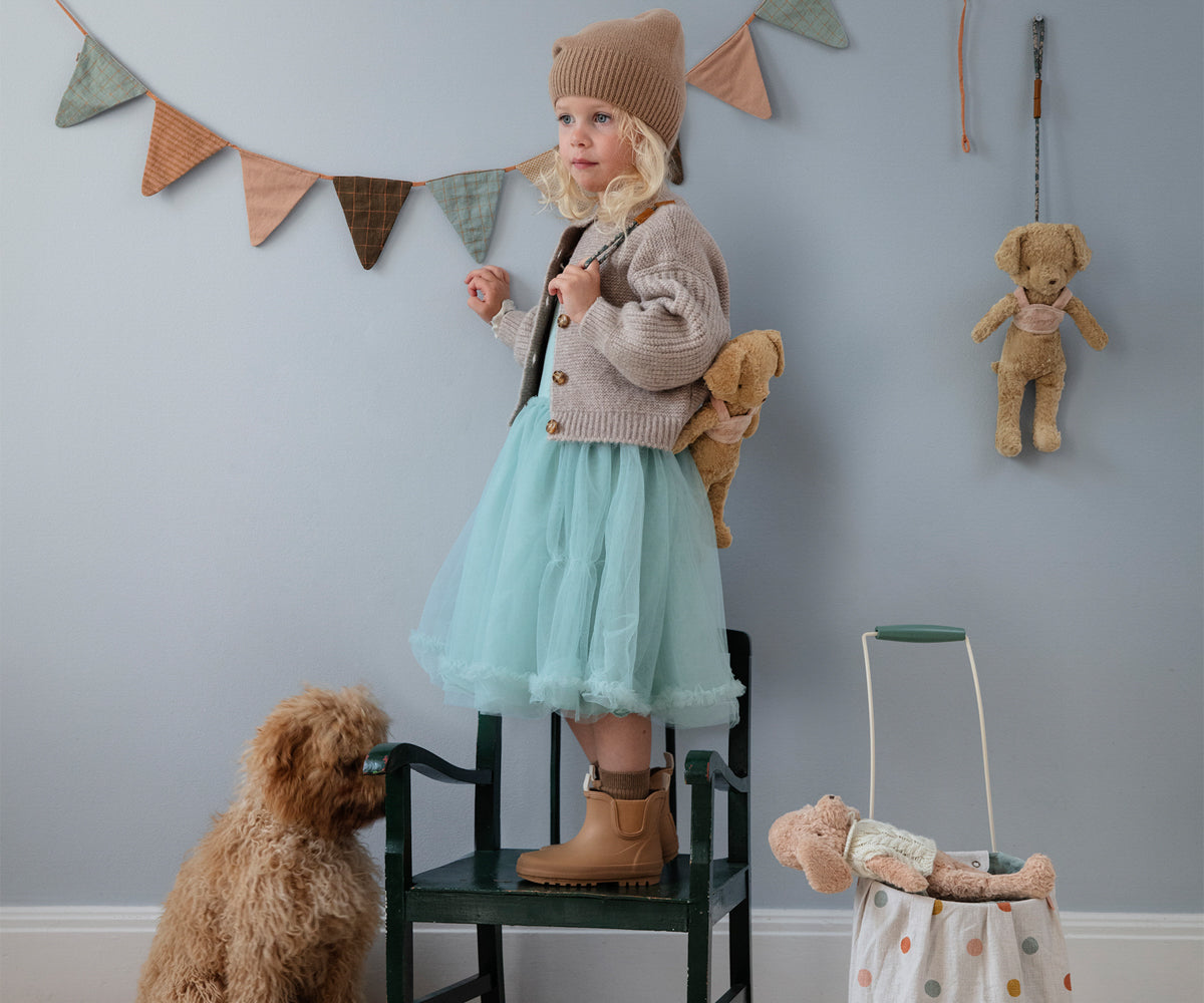 Maileg Poodle dog, Vintage plush - Dusty powder | Playroom Avenue