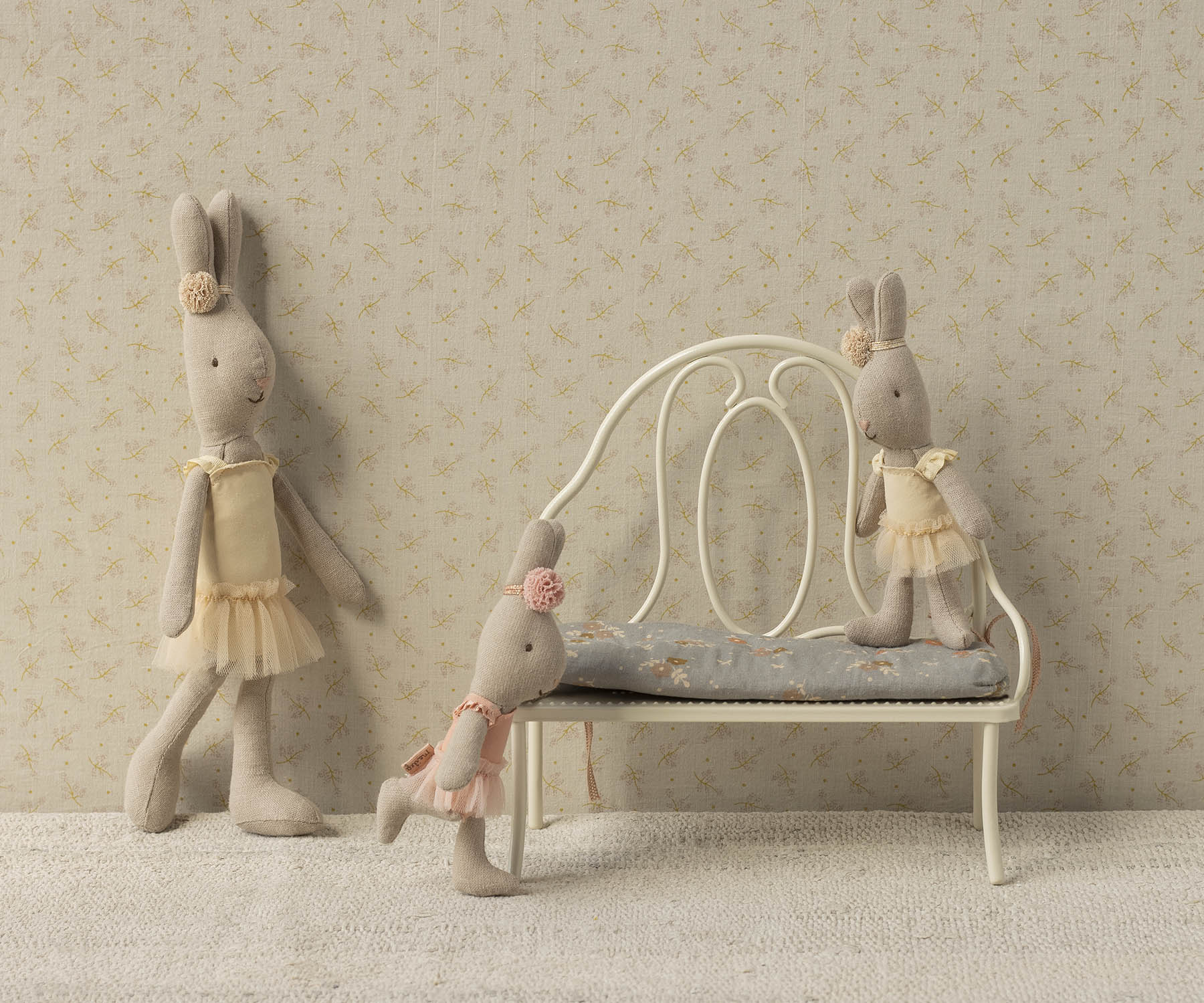 Maileg Rabbit size 1, Classic - Ballet suit and skirt cream | Playroom Avenue