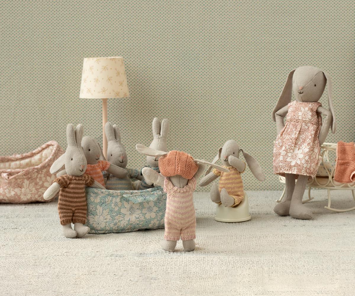 Maileg Bunny, Micro - Dark Powder | Playroom Avenue
