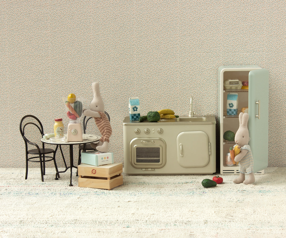 Maileg Dining table, Set with 2 chairs | Playroom Avenue