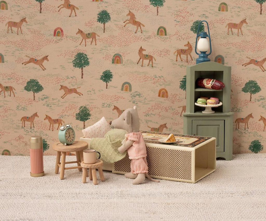 Maileg Corner Cabinet, Mouse - Light Green | Playroom Avenue
