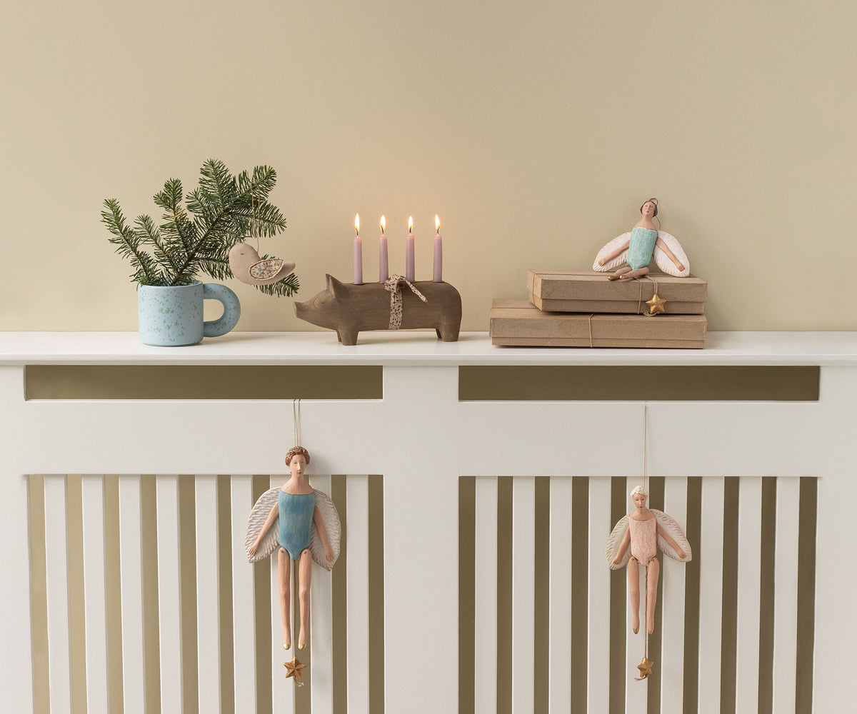 Maileg Fabric ornament, Bird - Branches - Blue | Playroom Avenue