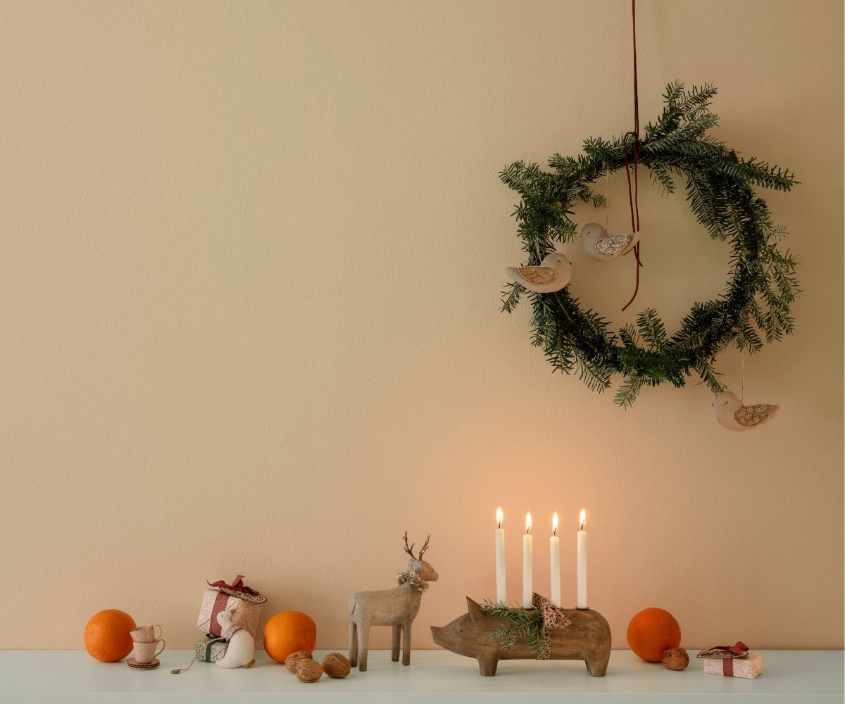 Maileg Fabric ornament, Bird - Branches - Blue | Playroom Avenue