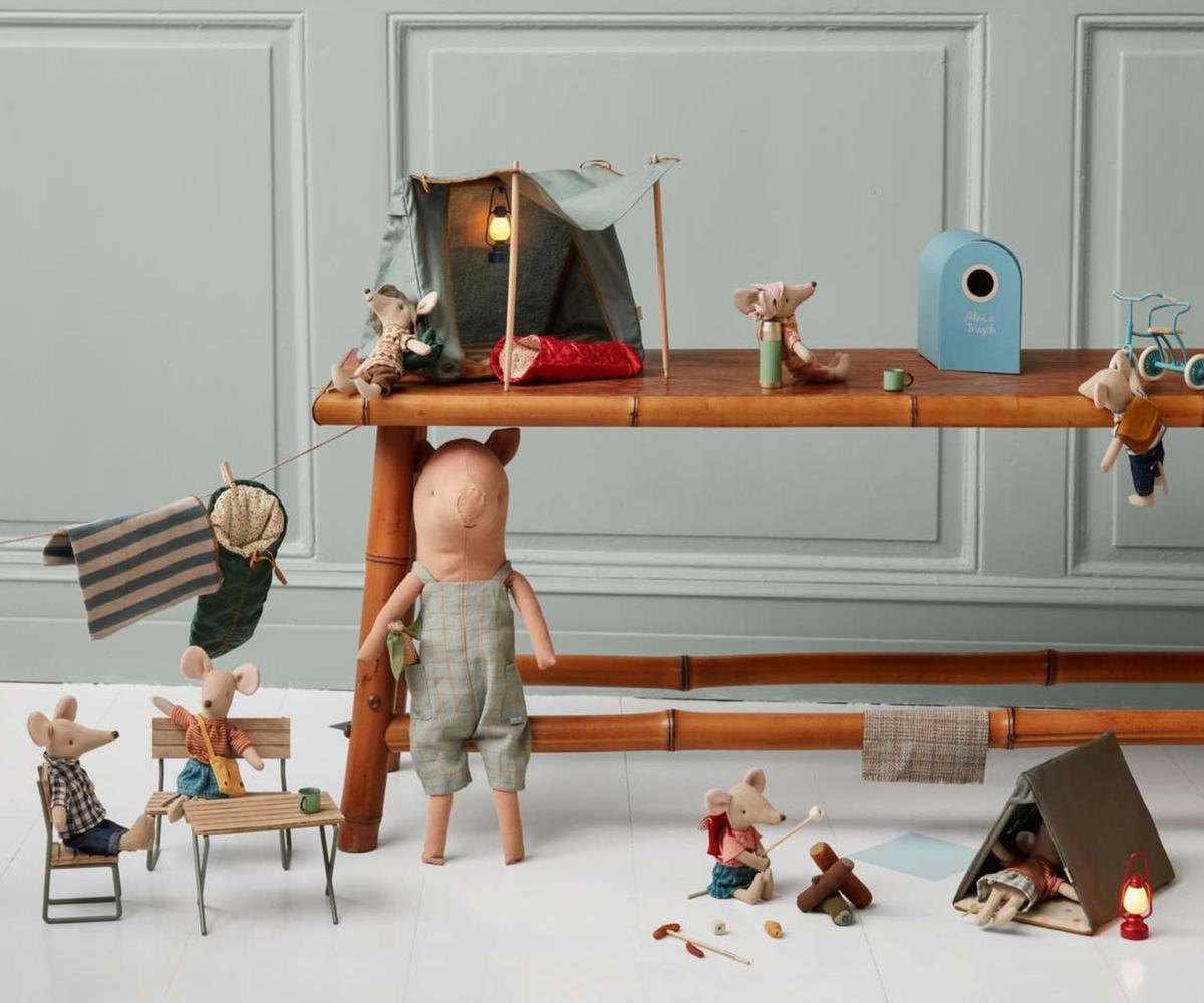 Maileg Happy Camper Tent, Mouse | Playroom Avenue