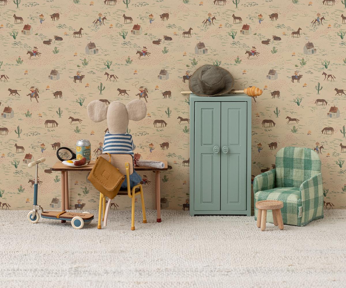 Maileg Kick board, Mouse - Blue | Playroom Avenue