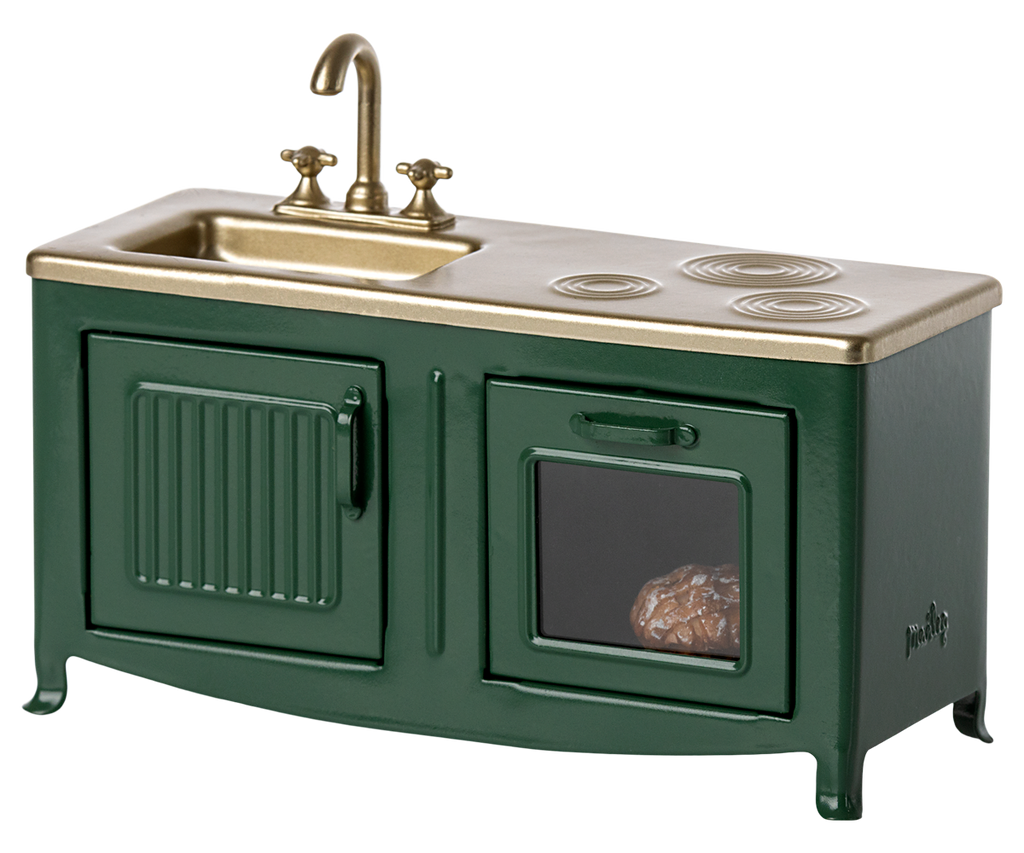 Maileg Kitchen, Mouse - Dark green | Playroom Avenue
