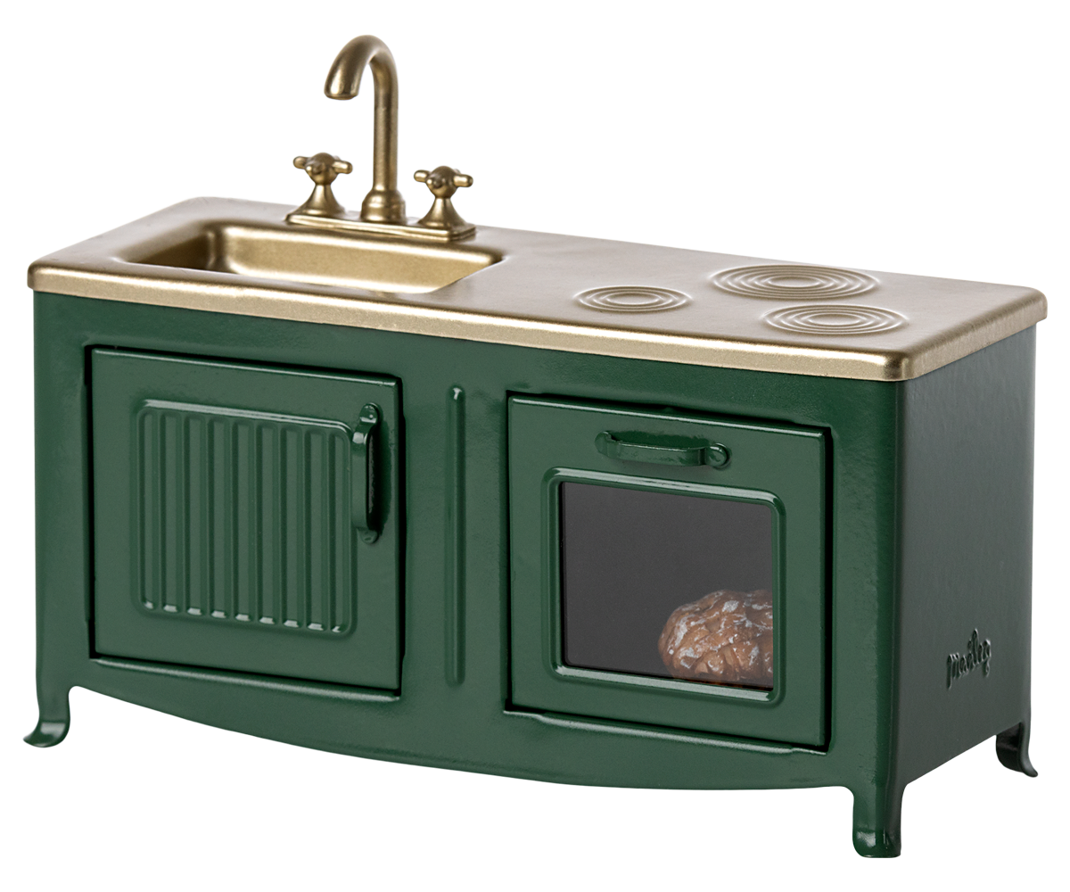 Maileg Kitchen, Mouse - Dark green | Playroom Avenue