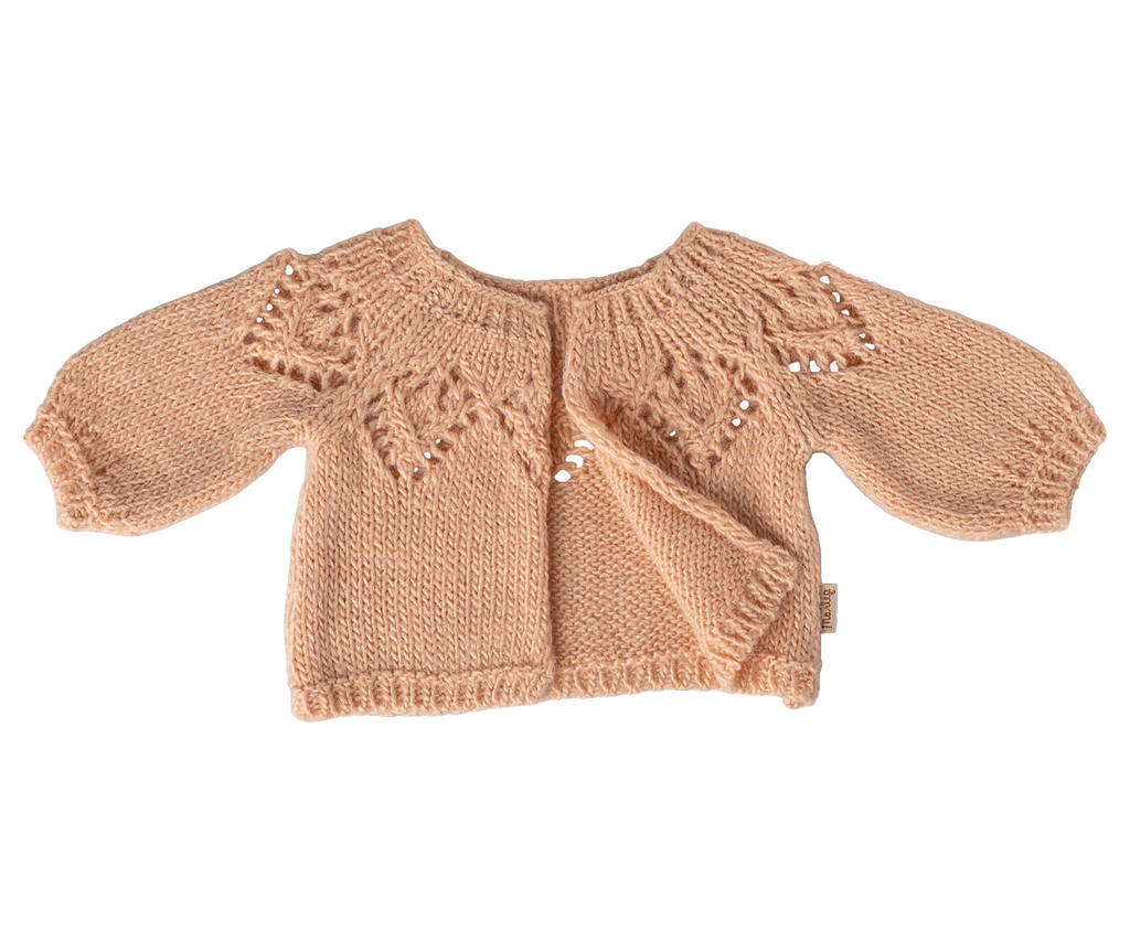 Cardigan, Size 4 - Light rose | Playroom Avenue