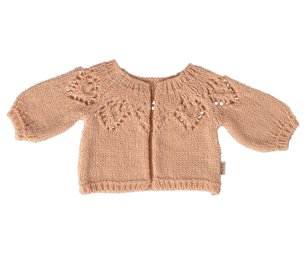 Cardigan, Size 4 - Light rose | Playroom Avenue