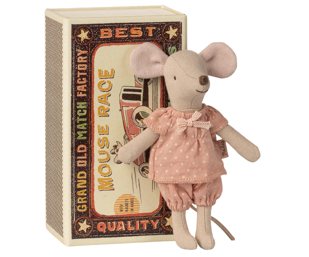 Big sister mouse in matchbox | Playroom Avenue