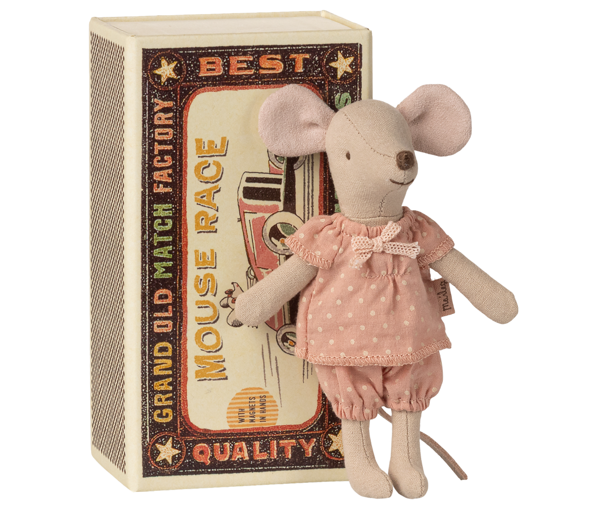 Big sister mouse in matchbox | Playroom Avenue
