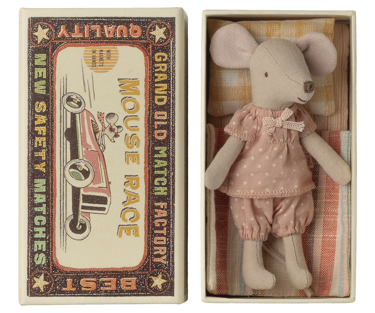 Big sister mouse in matchbox | Playroom Avenue