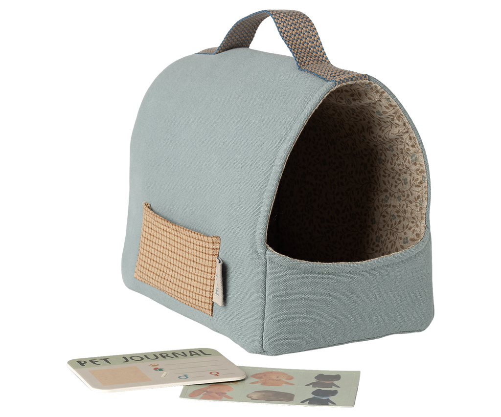 Pet Carrier - Dusty blue | Playroom Avenue