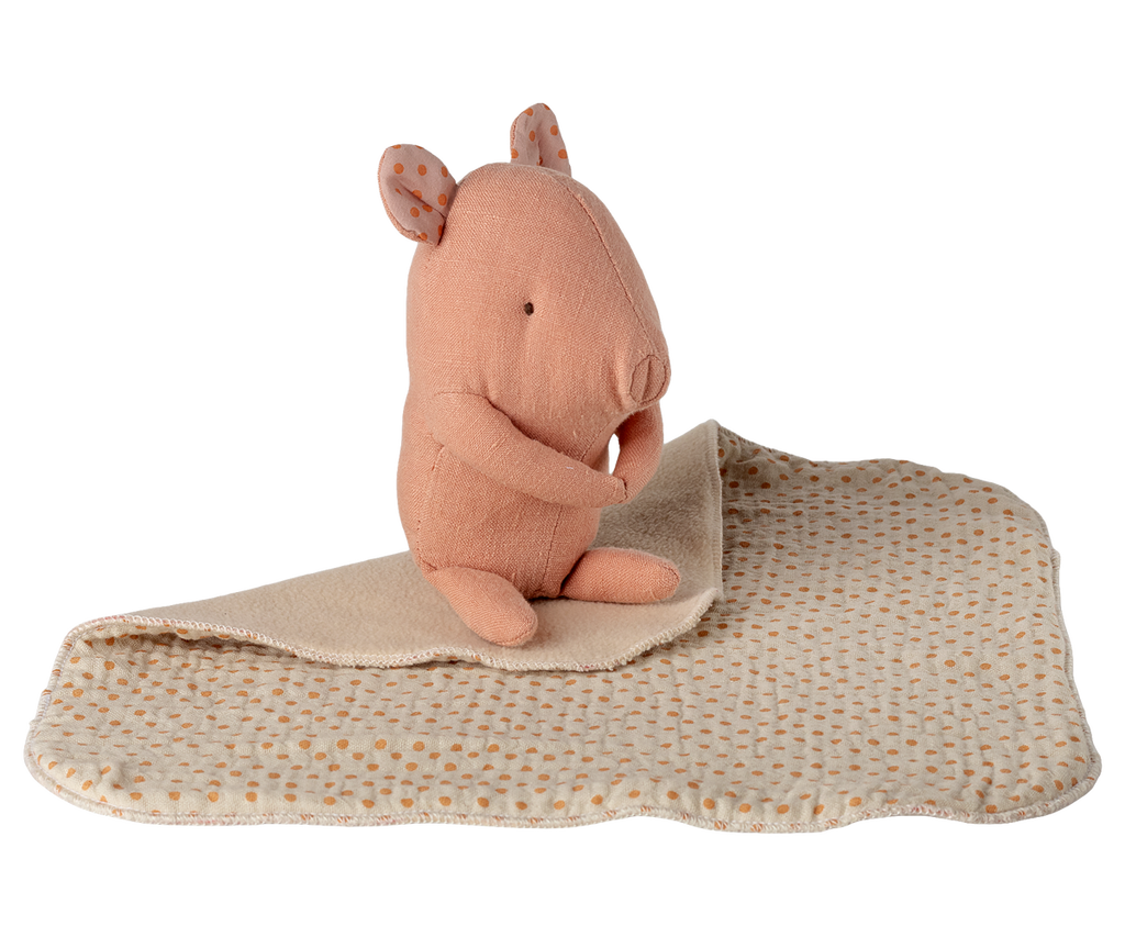 Lullaby friends, Pig, Mini - Rose | Playroom Avenue