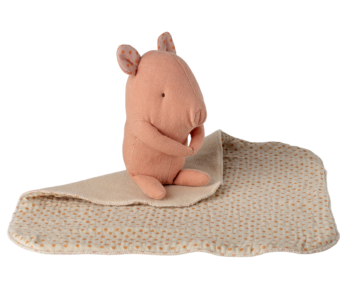 Lullaby friends, Pig, Mini - Rose | Playroom Avenue