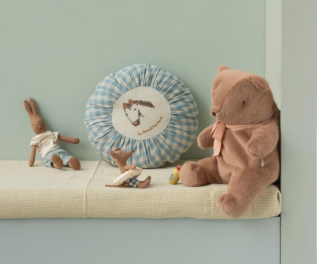 Beach mouse with float, Little brother - Yellow dots | Playroom Avenue