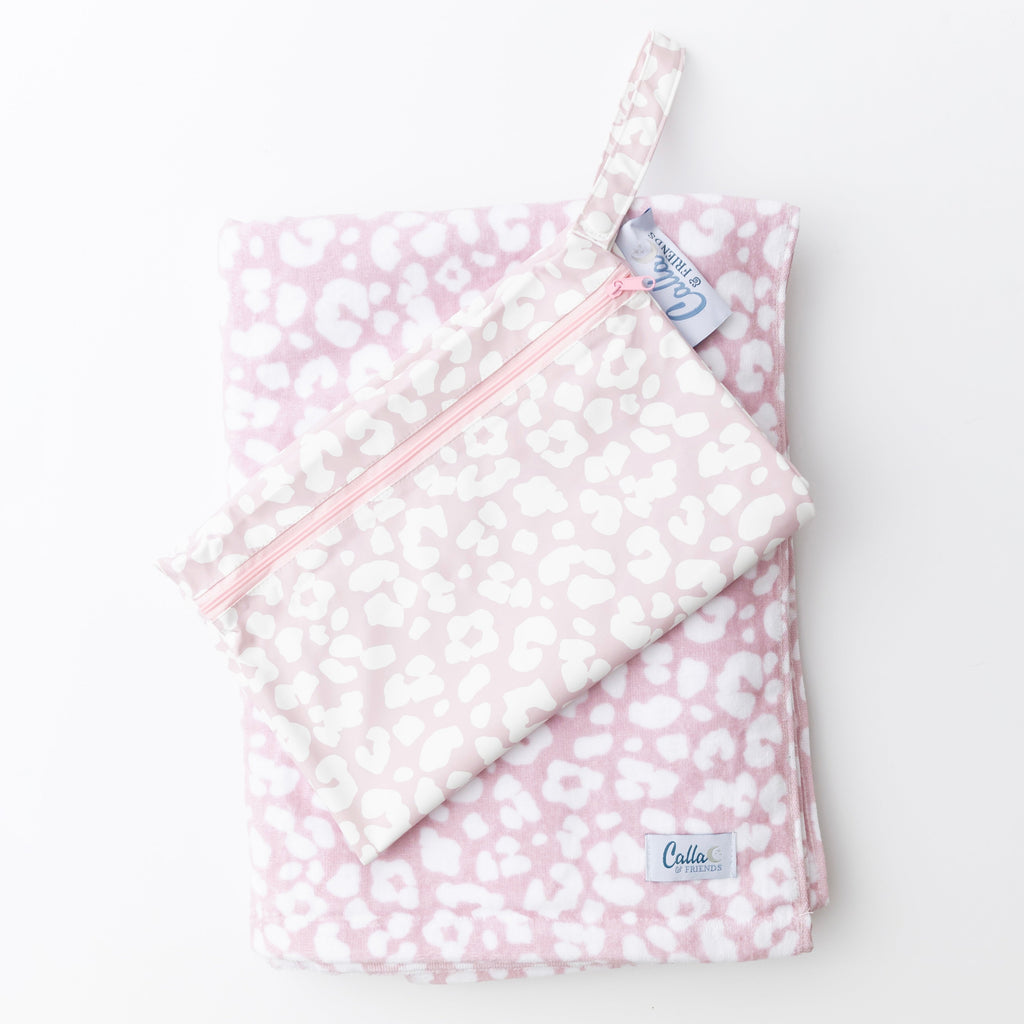 Calla and Friends The Kenzie Beach Towel - Leopard | Playroom Avenue