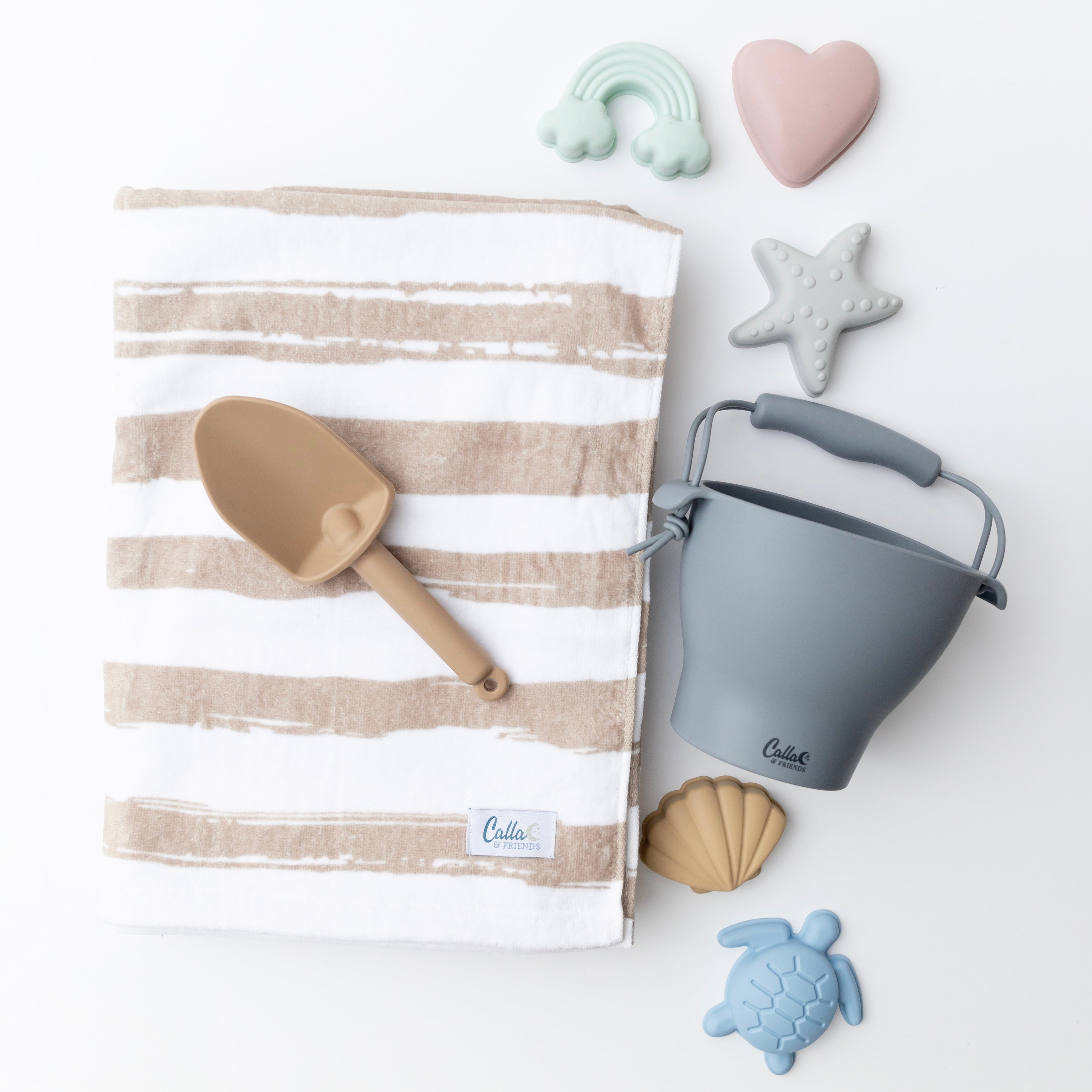 Calla and Friends Hudson Silicone Beach Toy Set - Spring Remix | Playroom Avenue