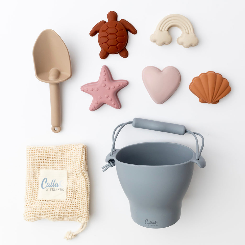 Calla and Friends Hudson Silicone Beach Toy Set | Playroom Avenue